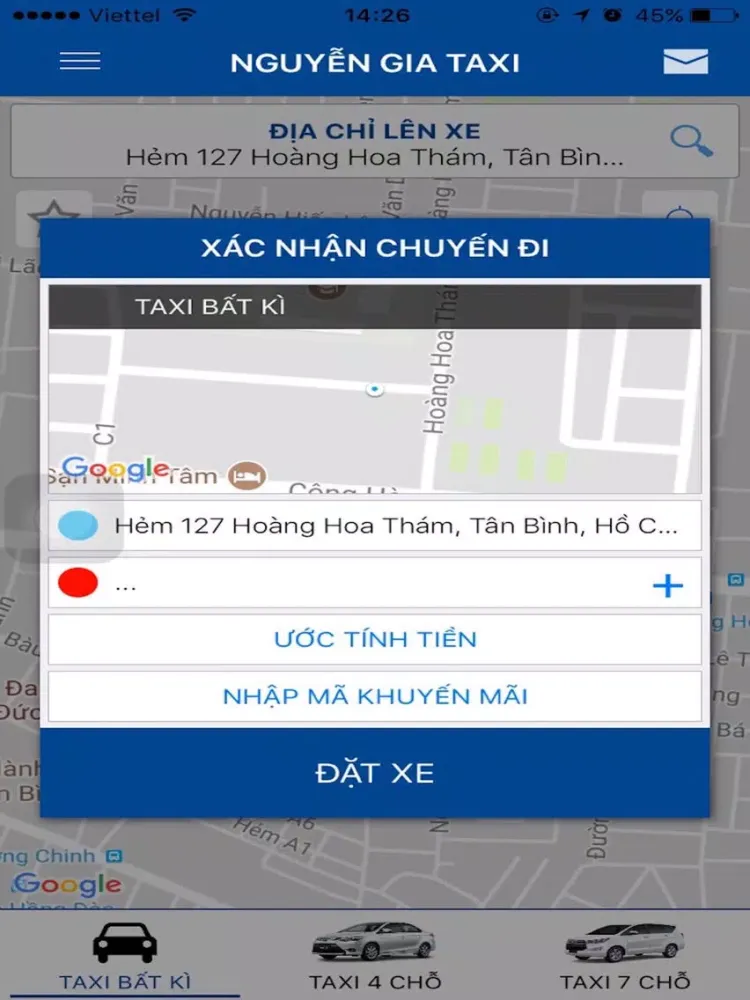 Taxi Nguyễn Gia iPad  Ekran Görüntüleri