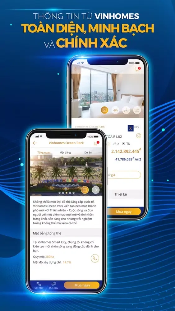 Tangkapan skrin Vinhomes Online