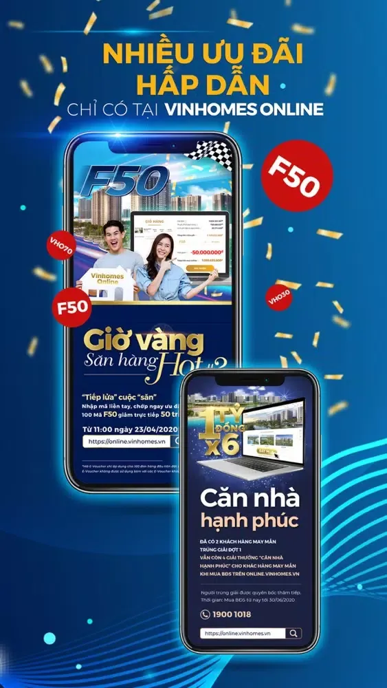 Tangkapan skrin Vinhomes Online