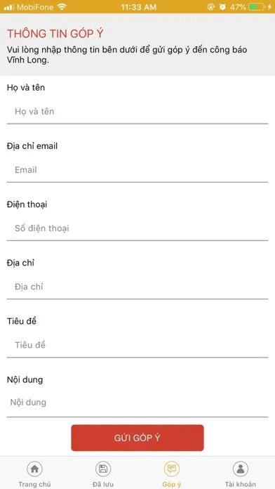 Tangkapan layar Công Báo Vĩnh Long