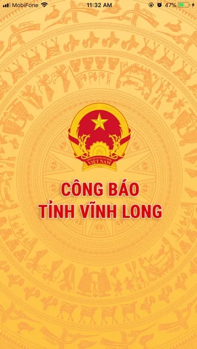 Tangkapan layar Công Báo Vĩnh Long