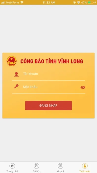 Tangkapan layar Công Báo Vĩnh Long