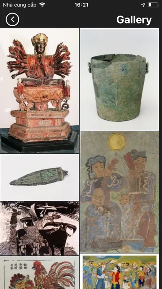 Ảnh chụp màn hình của iMuseum VFA