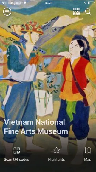 Ảnh chụp màn hình của iMuseum VFA