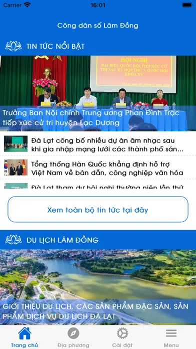 Công dân số Lâm Đồng应用截图