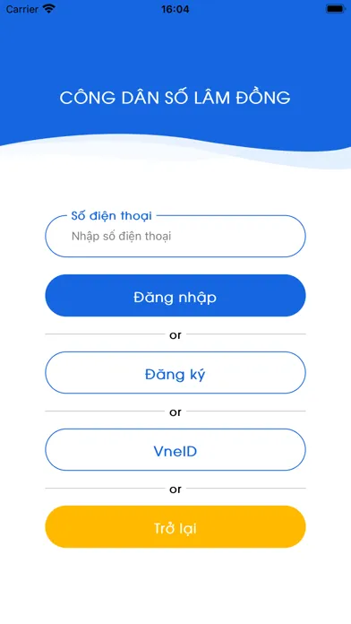 Công dân số Lâm Đồng应用截图