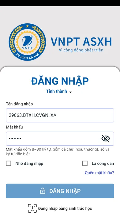 VNPT ASXH Screenshots