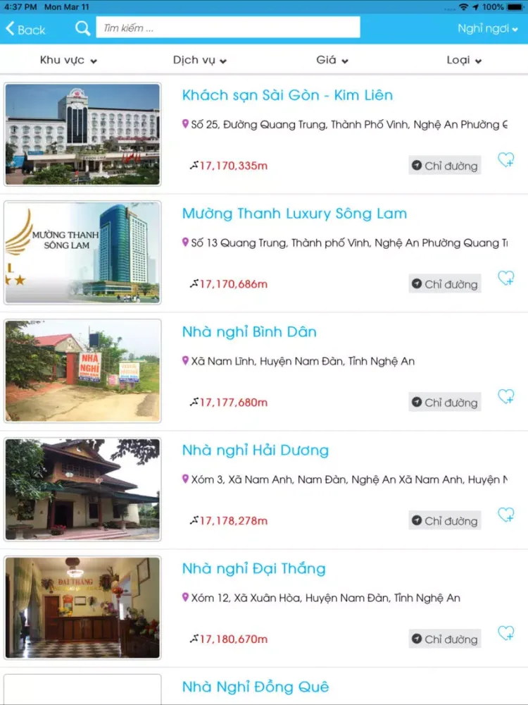Capturas de pantalla de Nam Dan Tourism iPad 