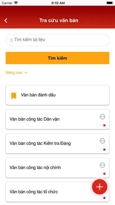 Screenshot di Sổ tay Đảng viên Quận 7