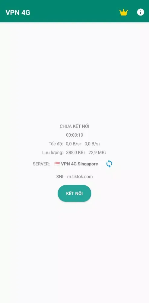 Capturas de pantalla de VPN 4G