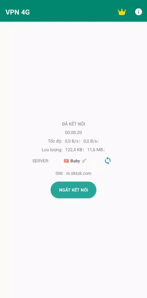 Capturas de pantalla de VPN 4G