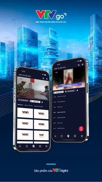 Tangkapan layar VTV Go Truyền hình số Quốc gia