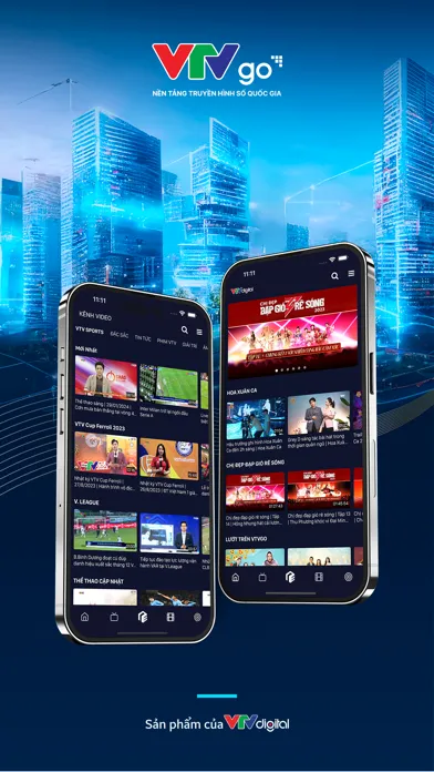 Tangkapan layar VTV Go Truyền hình số Quốc gia