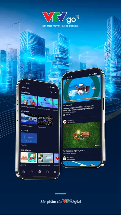 Tangkapan layar VTV Go Truyền hình số Quốc gia