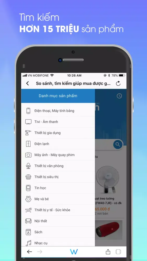 Captures d'écran de So Sánh Mua Rẻ