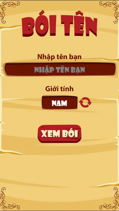 Capturas de tela do Boi ten - Boi tinh yeu - Bói tên - Bói tình yêu