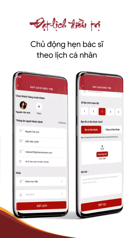 Capturas de tela do Nhất Nam Y Viện