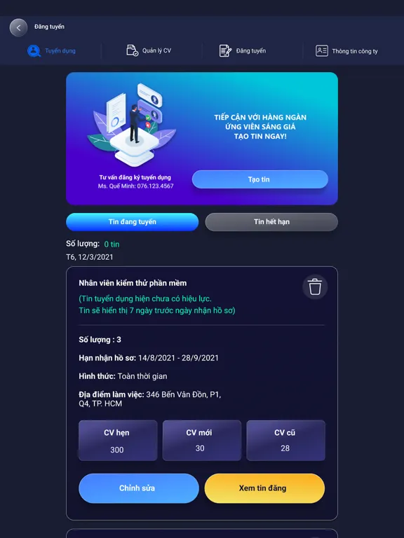 Capturas de pantalla de YOOT - Nhà tuyển dụng iPad 