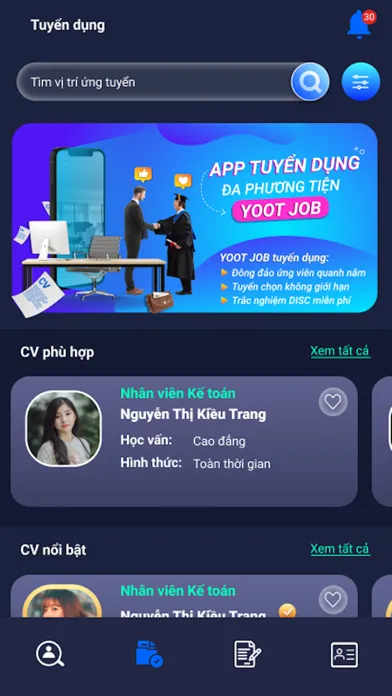 Capturas de pantalla de YOOT - Nhà tuyển dụng