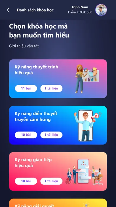 Capturas de pantalla de YOOT