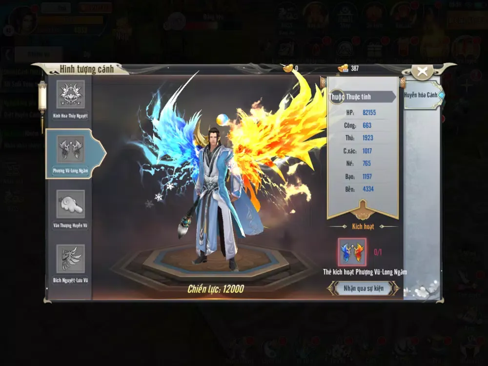 Capturas de tela do Vân Mộng Kiếm Tình iPad 