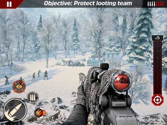 SNIPER ZOMBIE 3D GAME iPad 應用截圖