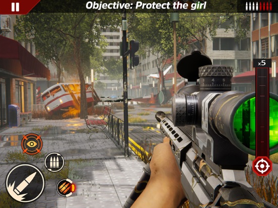 SNIPER ZOMBIE 3D GAME iPad 應用截圖