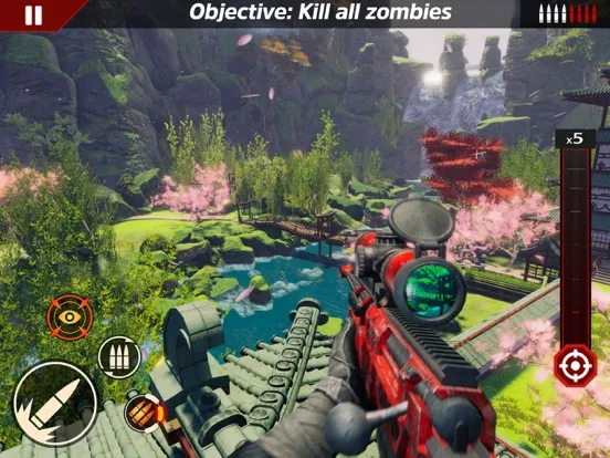 صور SNIPER ZOMBIE 3D GAME iPad 