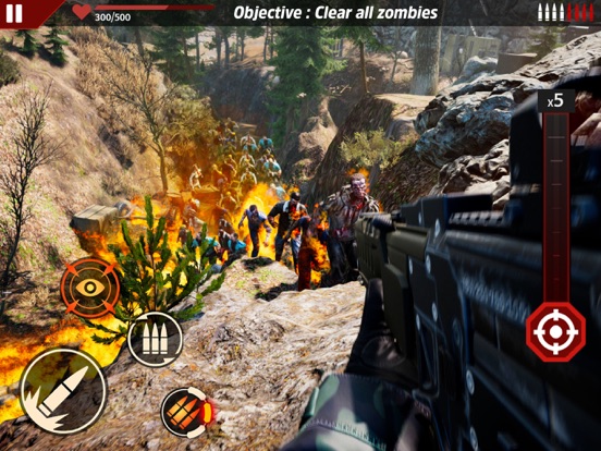 SNIPER ZOMBIE 3D GAME iPad 應用截圖