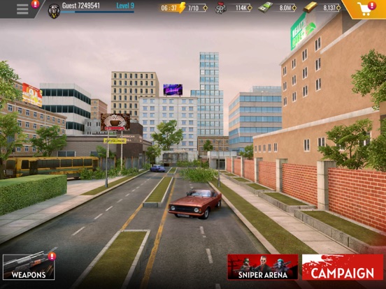 SNIPER ZOMBIE 3D GAME iPad 應用截圖