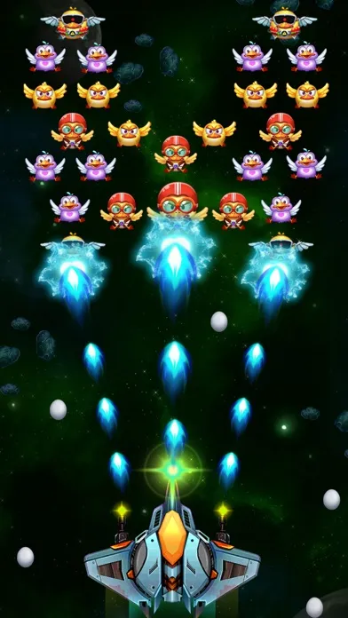 Tangkapan skrin Chicken Attack: Galaxy Shooter