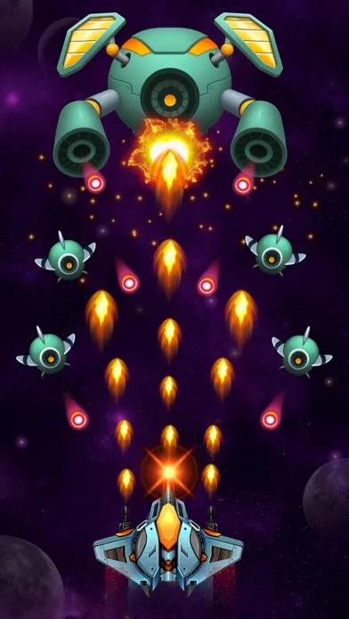 Tangkapan skrin Chicken Attack: Galaxy Shooter