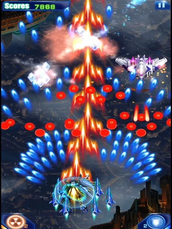 Galaxy Shooter - Fury Raiden iPad 应用截图