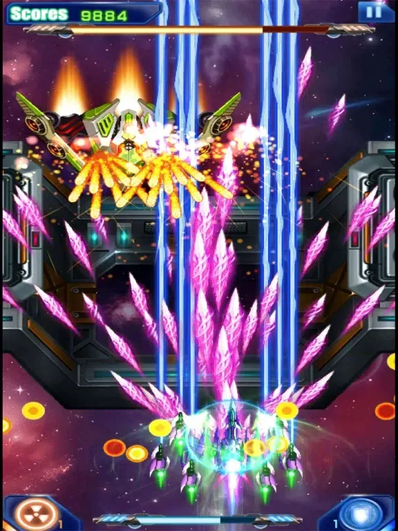 Galaxy Shooter - Fury Raiden iPad 应用截图