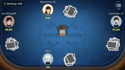 Capturas de tela do Chinese Poker Super