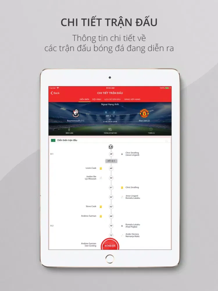 Tangkapan skrin MegaBall VNPT iPad 