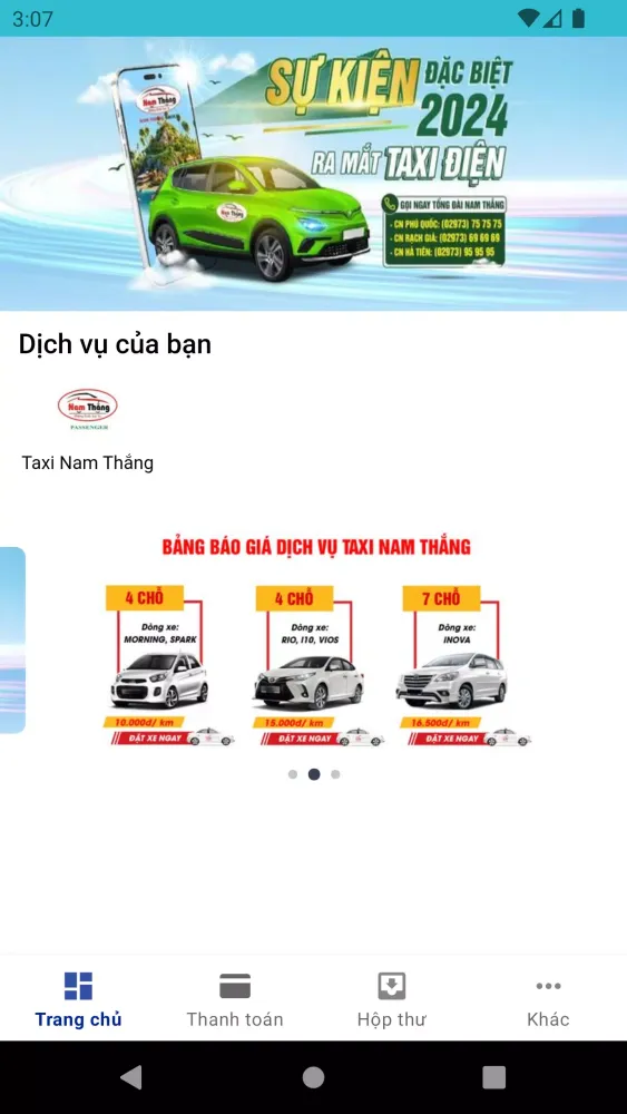 Taxi Nam Thắng Ekran Görüntüleri