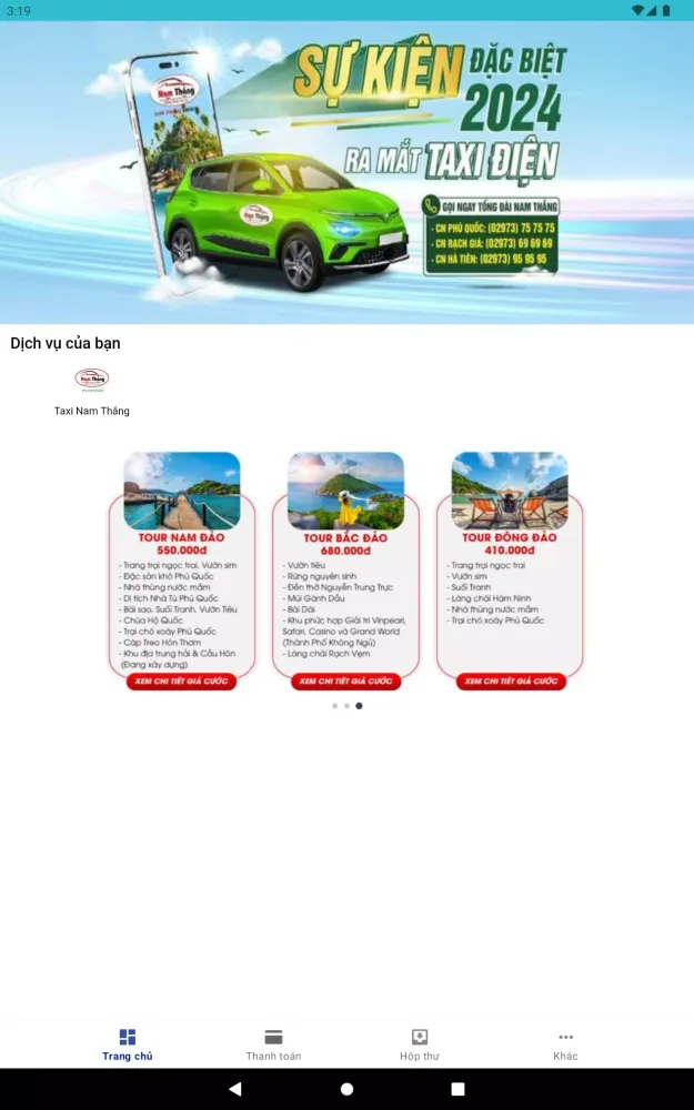 Taxi Nam Thắng Ekran Görüntüleri