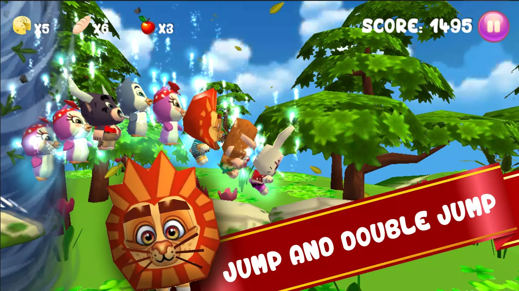 Baby Pet Run: Jungle Adventure Ekran Görüntüleri