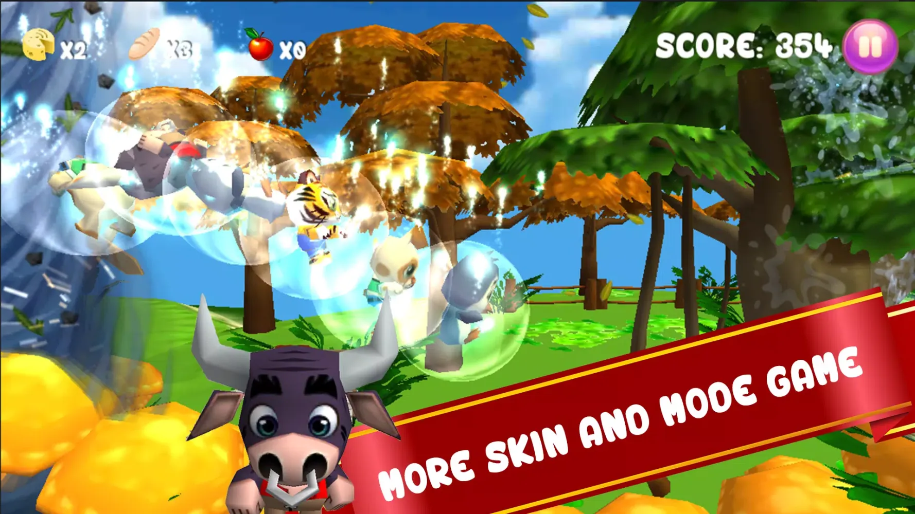 Baby Pet Run: Jungle Adventure Ekran Görüntüleri