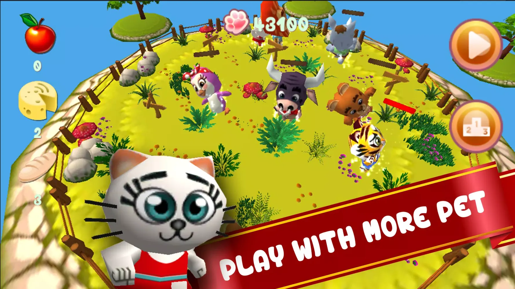 Baby Pet Run: Jungle Adventure Ekran Görüntüleri