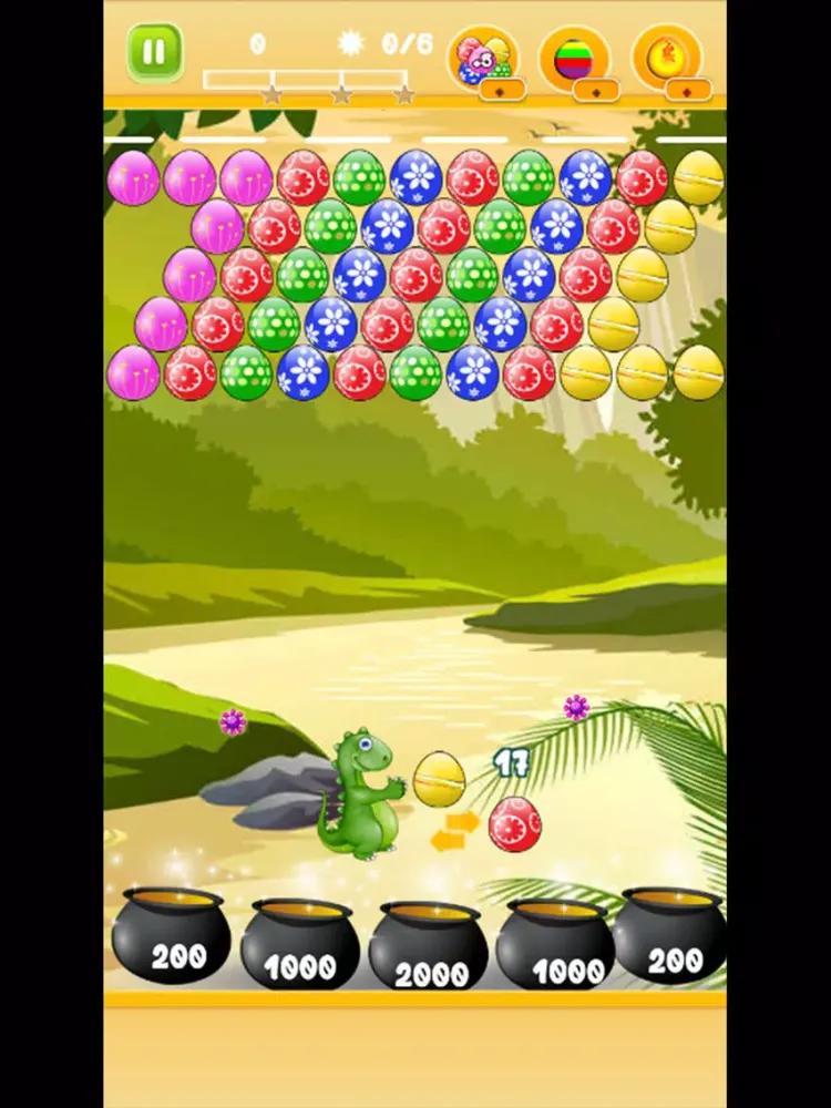 Dinosaur Shooter: Bubble Eggs Jungle Free Game - Totally Addictive! iPad  Screenshots