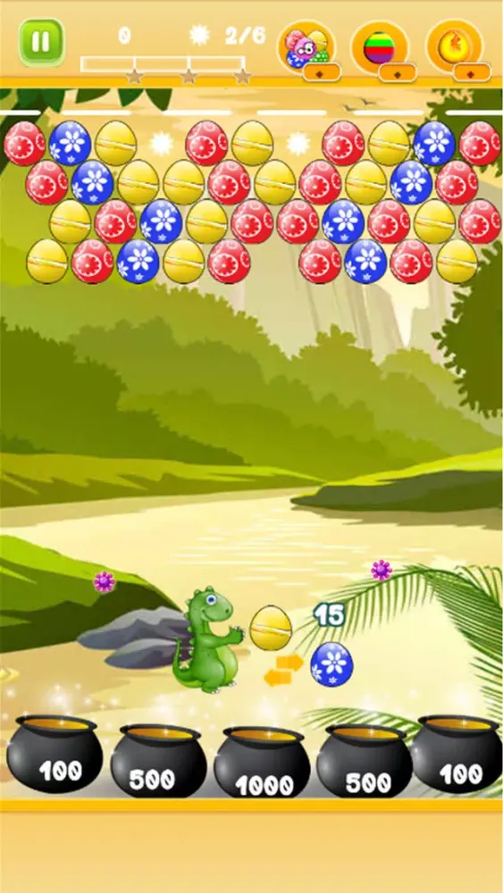 Dinosaur Shooter: Bubble Eggs Jungle Free Game - Totally Addictive! Screenshots