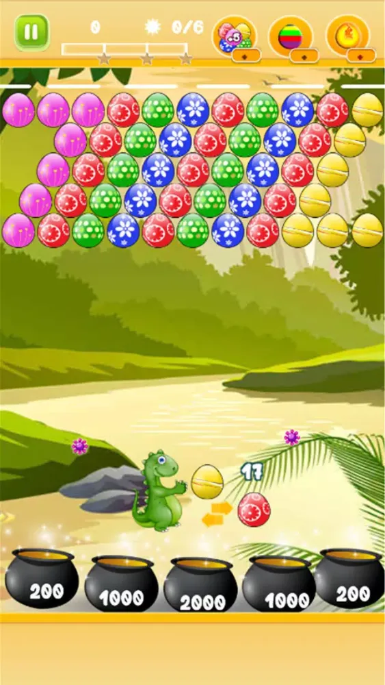 Dinosaur Shooter: Bubble Eggs Jungle Free Game - Totally Addictive! Screenshots