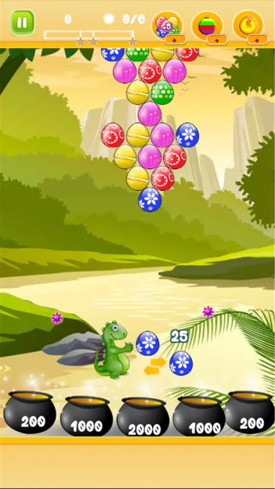Dinosaur Shooter: Bubble Eggs Jungle Free Game - Totally Addictive! Screenshots