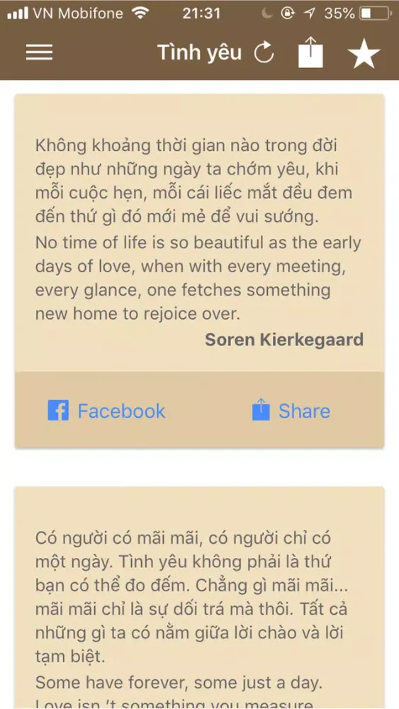 Tangkapan layar Danh ngôn - Lời hay ý đẹp