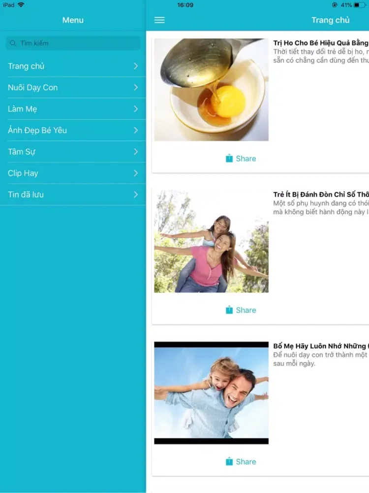Screenshot di Nuôi dạy con iPad 