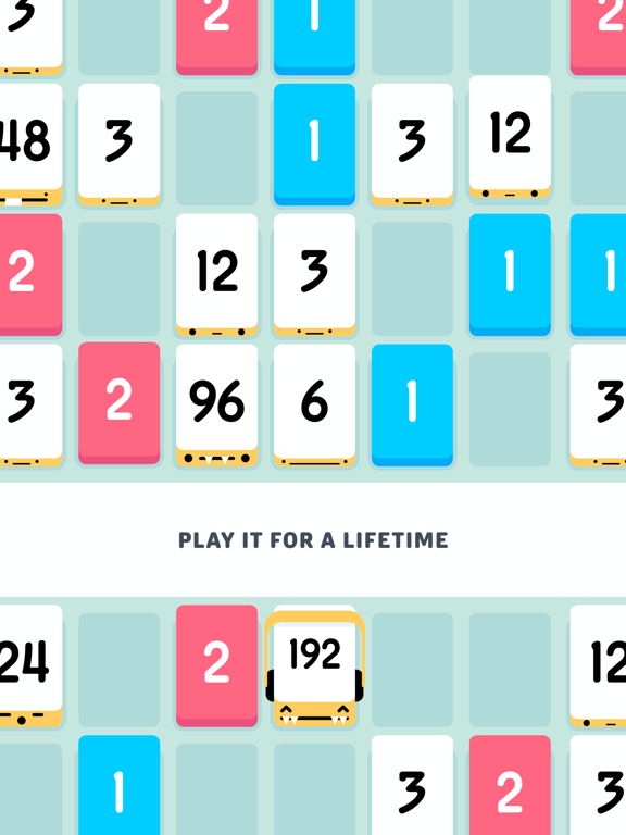 Threes! Freeplay iPad  Screenshots
