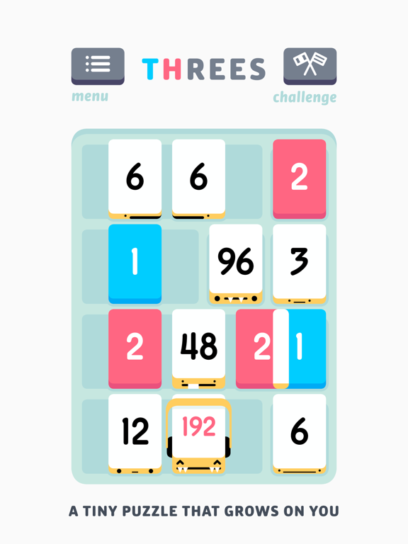 Threes! Freeplay iPad  Screenshots