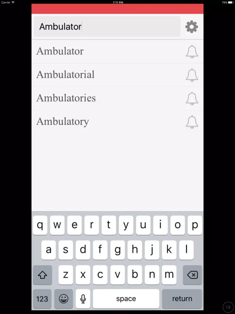 VocabReminder - English Dictionary with Reminders iPad 应用截图